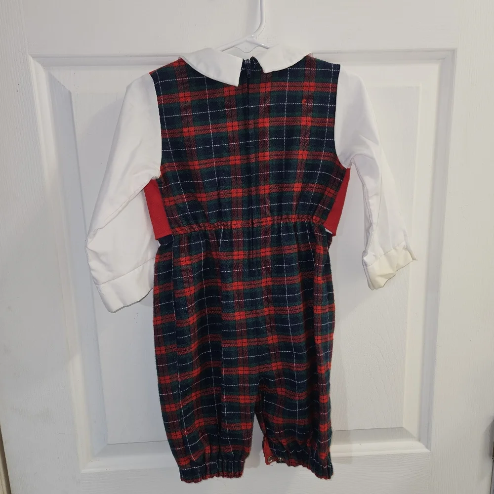 Vintage Little Goodies Holiday Romper 24 Months Made In USA